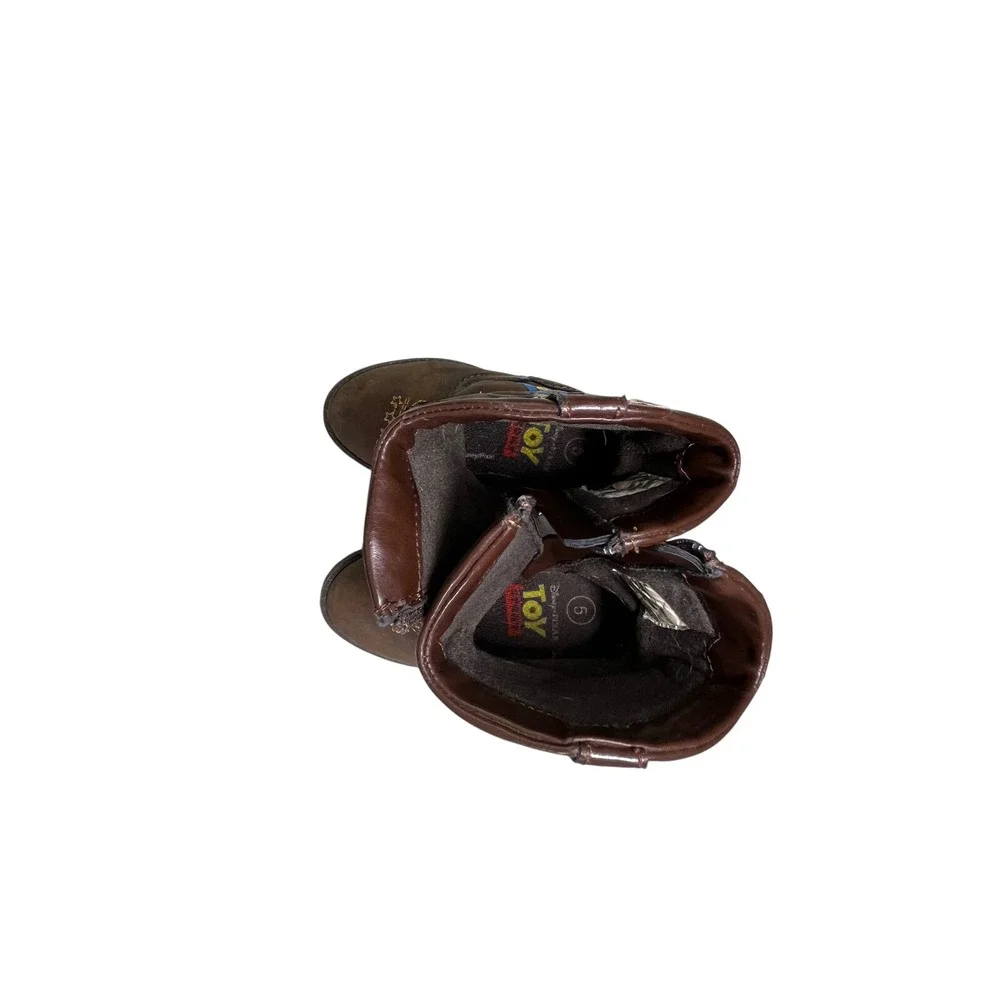 Disney Toy Story Woody Cowboy Boots Kids Size 5 Brown Western‎ Boots